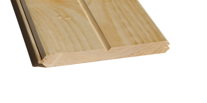 Lambris de pin blanc